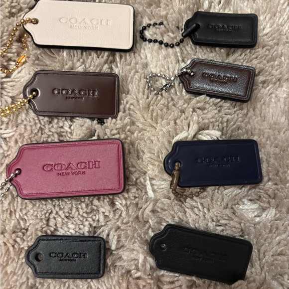 Coach Lot of 36 Hang Tag Hanging Bag Charms Key Chain Fob Genuine Replac… - Picture 5 of 13